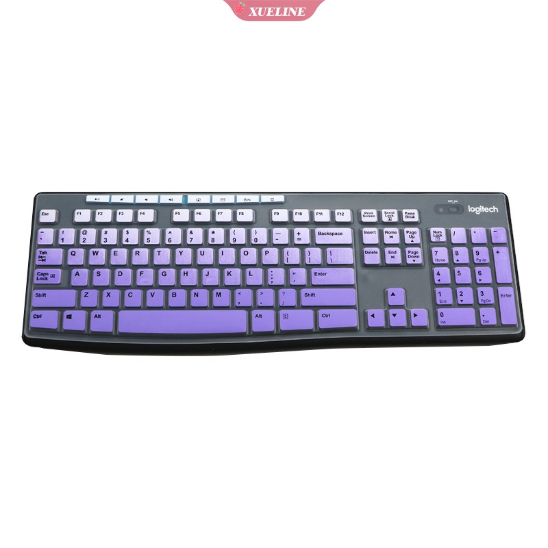 1 Case Pelindung Keyboard Bahan Silikon Ultra Tipis Untuk Logitech MK270 MK275 MK200 K270