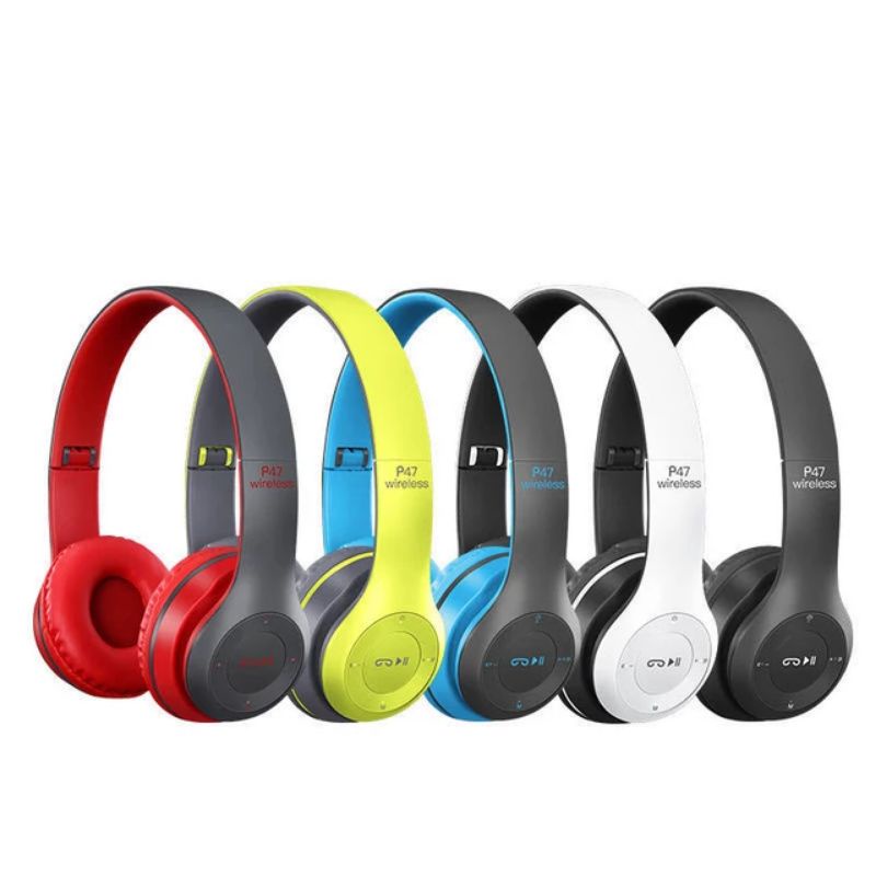 Handphone Handset P47 Multifungsi 4IN1 Gaming Sports Super Bass Bluetooth Wireless