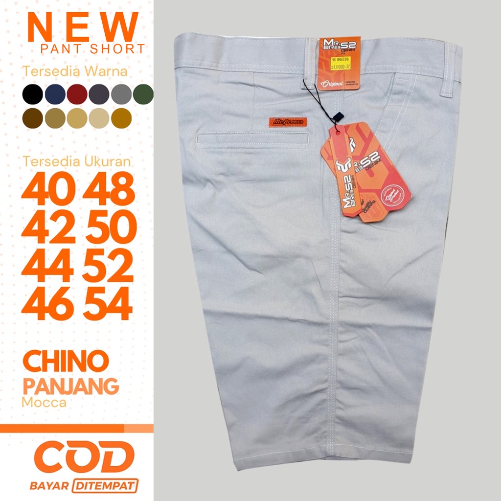 NEW CHINOS BIG SIZE JUMBO STREET TERBARU PENDEK 39 SAMPAI 50