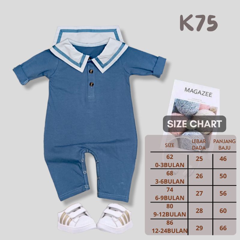 Jumper Bayi Laki Laki Import / Jumsuit Bayi Laki Laki / Bodysuit Bayi Impor Premium