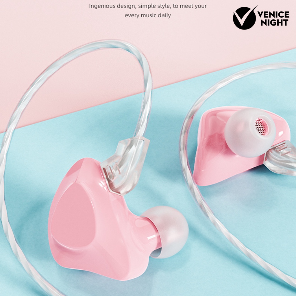 (VNEP) (Berkabel) T03 3.5mm Earphone Di Sekitar Telinga Pengurang Kebisingan Multifungsi HiFi Bass Headset untuk Kantor