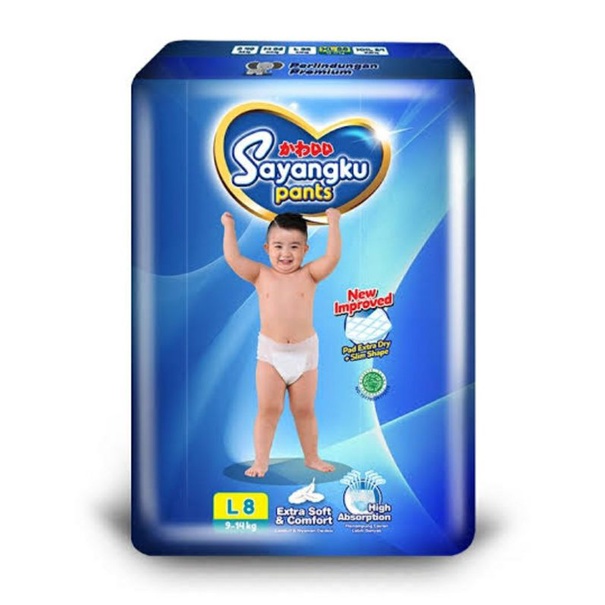 Sayangku Diaper Pants Popok Sayangku Pants M9 L8 XL7 S10