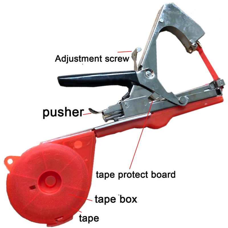 Tapetool Hand Tying Machine Alat Pengikat Lanjaran Tanaman Paket Refill Mujati Agrostar Set Tape Tool Isi 20 Roll