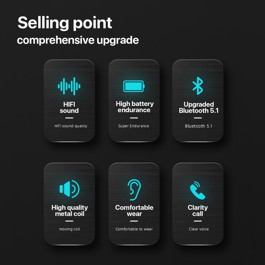 MONSTER XKT02 WIRELESS BLUETOOTH EARPHONE HEADSET MINI EARBUDS TWS