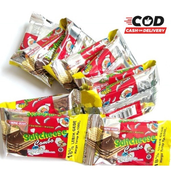 ( JSO ) Khong Guan SALTCHEESE Combo Renceng 10 pcs x 20gr Khongguan