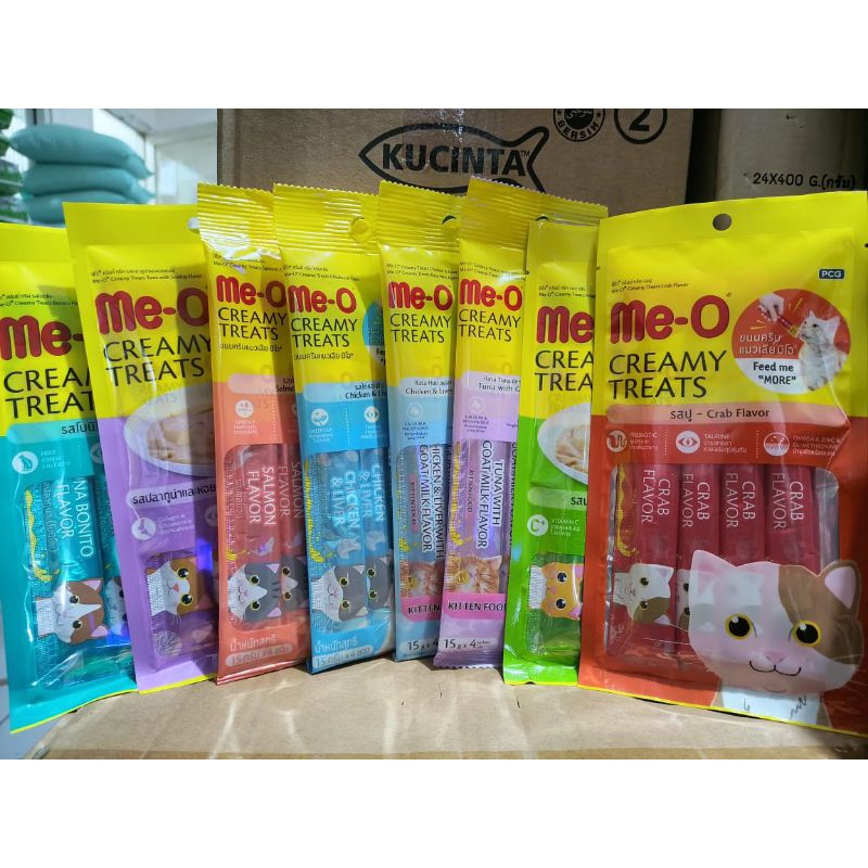 Meo Liquid 15g × 4pcs / Snack Kucing Meo Liquid