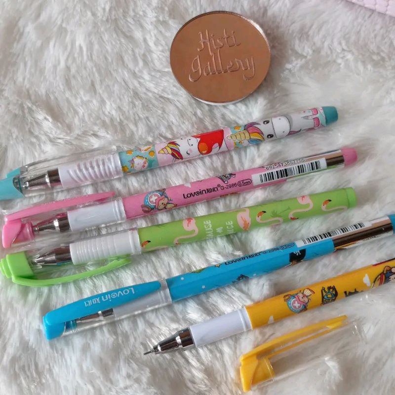 

Pulpen Gel Karakter