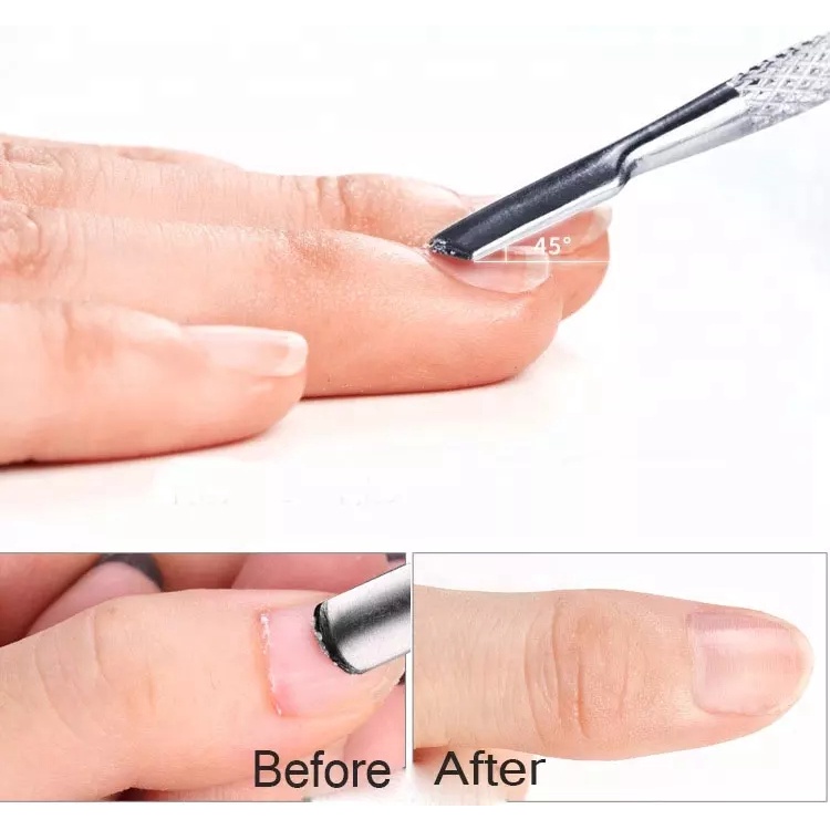 ALAT PEMBERSIH KUTEK KUKU PENGHAPUS CAT KUKU SCRAPER KUTIKULA NAIL REMOVER