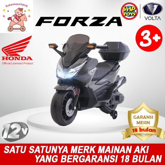 MAINAN MAENAN MOTOR SPORT MOTOR BALAPAKI ANAK BIG SIZE VOLTA 5055 FORZA 12v Lisensi Honda