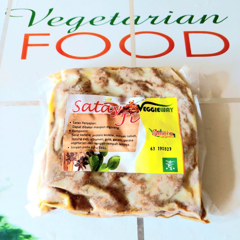 

SATAY JI, 400g, ( FROZEN FOOD), HALAL, VEGAN, VEGGIE WAY