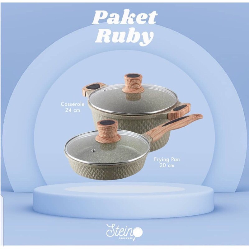 Paket Ruby Stein Cookware