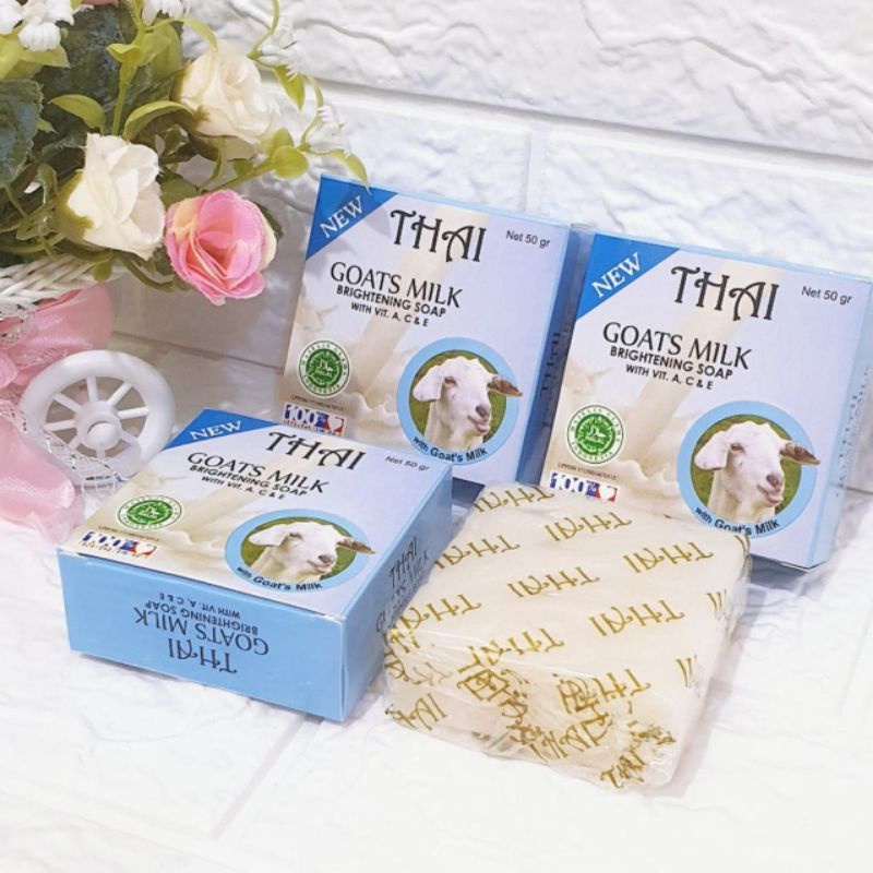 Sabun Thai Goats Milk 50gram ECER Partai Grosir