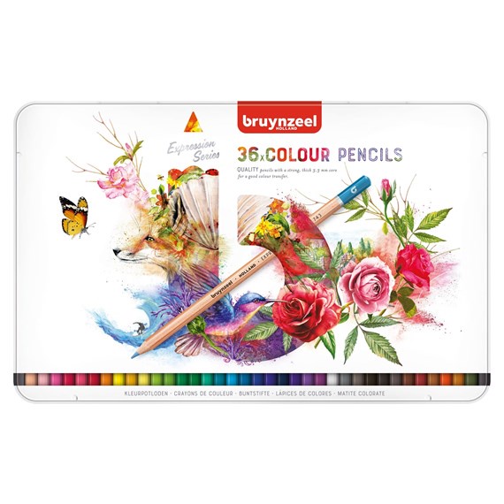 

Bruynzeel Expression Colour Pencil Tin | 36 colours