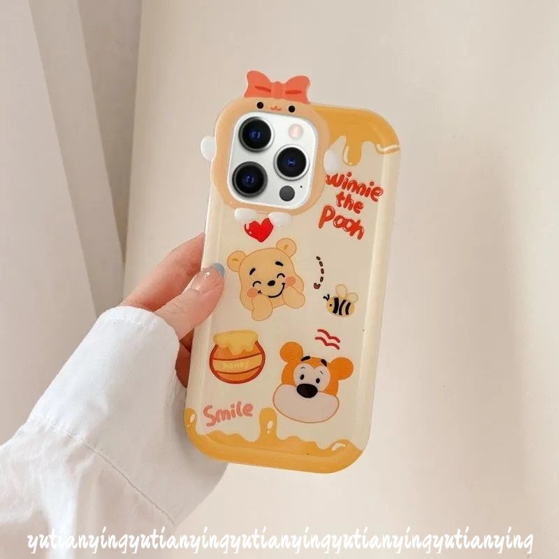 Soft Case Desain Kartun Winnie The Pooh 3D Untuk Realme C25Y C30 C11 C12 C25 C25s C21Y C35 C31 C21 C15 C1 C3 C17 Realme 5i 6i 7 5s