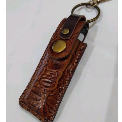 casing korek api kulit motif buaya