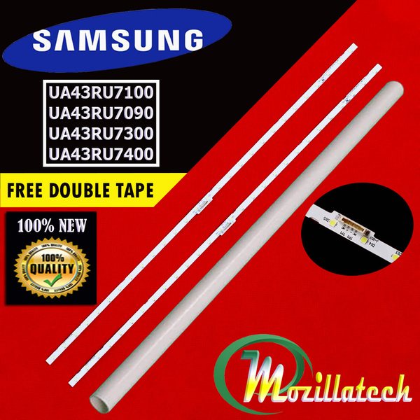 Baru Backlight Tv Samsung Ua43Ru7100 Ua43Ru7090 Ua43Ru7300 Ua43Ru7400 43Ru7100 43Ru7090 43Ru7300