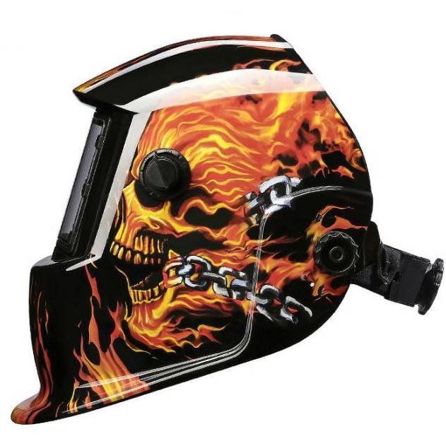 Terkini Helm las otomatis gelap / kacamata las auto darkening helmet fullface Terbaik