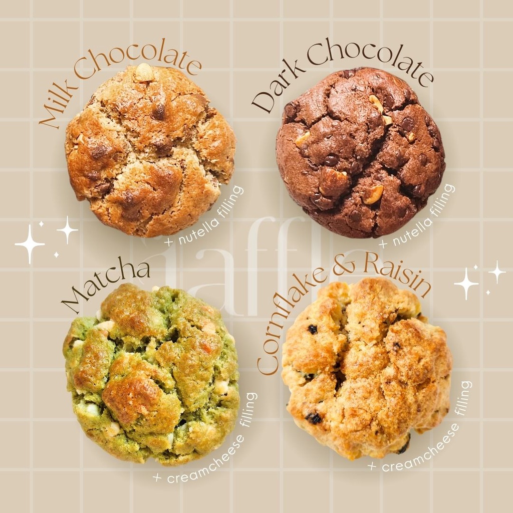 

Giant Cookies (4 pcs) | Java Truffle