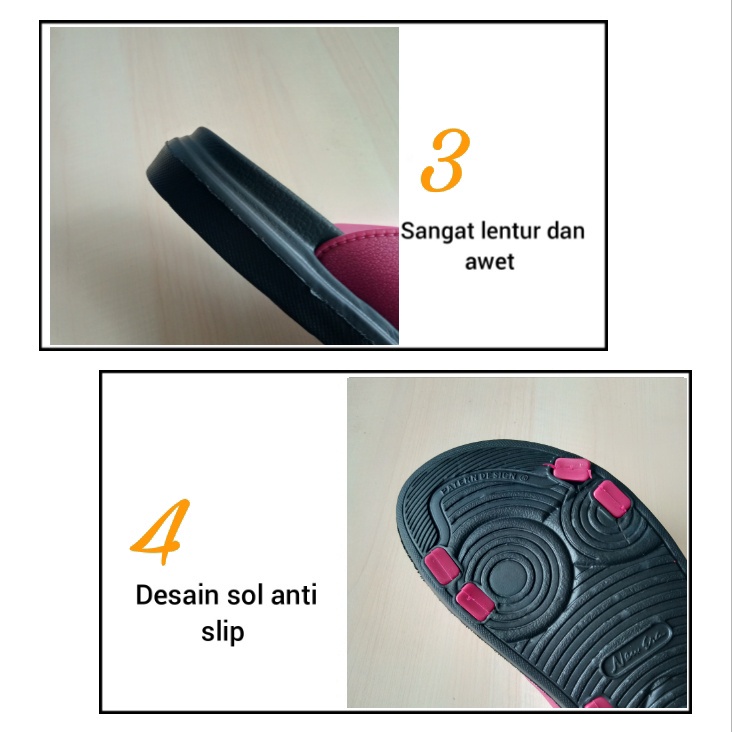 BB NEW ERA LBE 11004 Sandal Wanita Slip On Sandal Casual Wanita