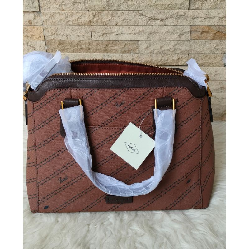 [TAS WANITA] Jacqueline Satchel Brown Black