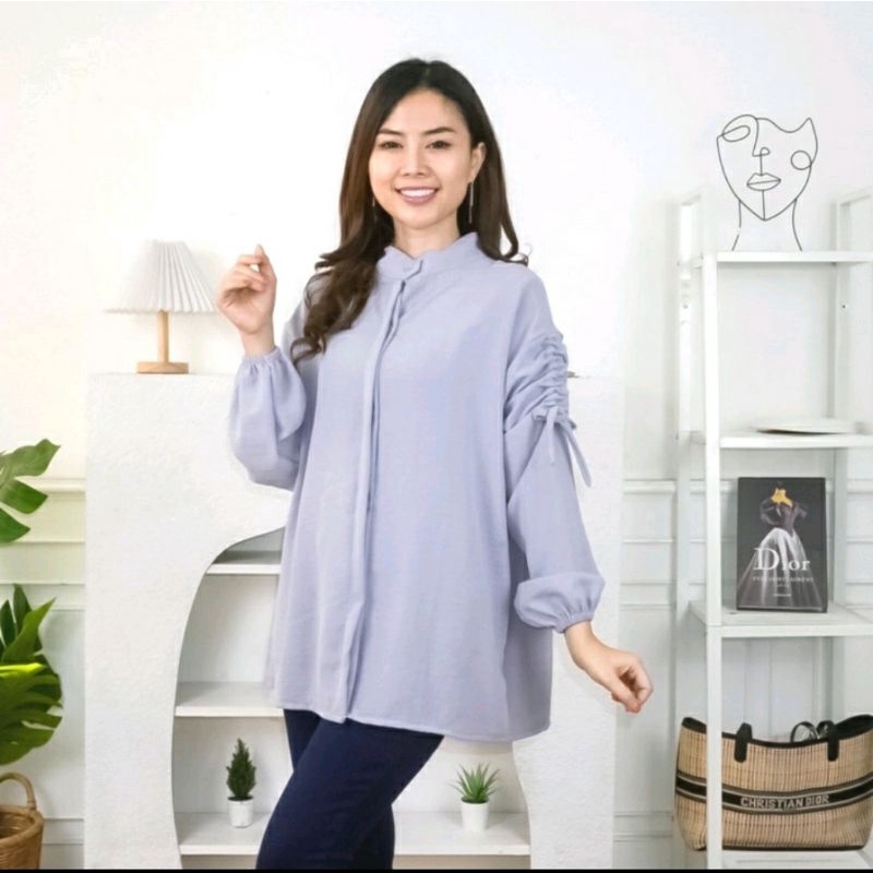 PREMIUM AIRFLOW CRINCLE // Gavi Lengan Serut Crincle Blouse