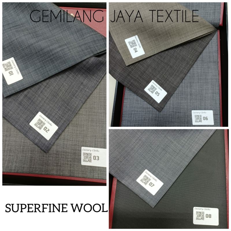 SUPERFINE WOOL KAIN JAS KAIN CELANA KAIN SERAGAM