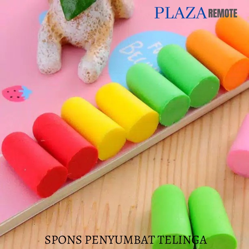 SPONS / BUSA PENYUMBAT TELINGA UNTUK PEREDAM SUARA SET ISI 2 PC