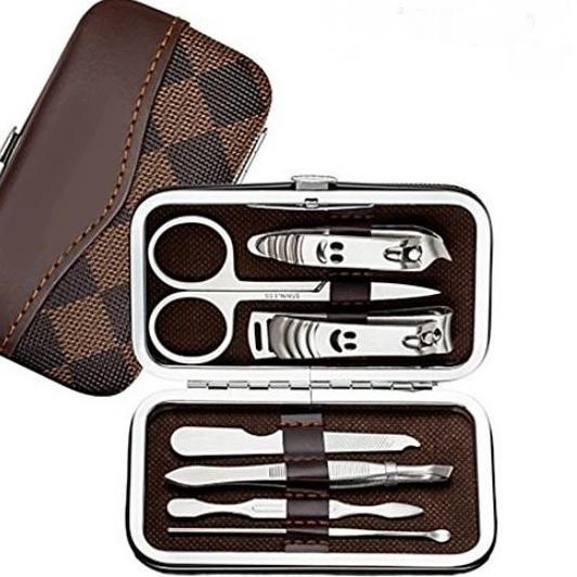 Gunting kuku set 7in1 manicure pedicure - Dompet Gunting Kuku set - YS Shop