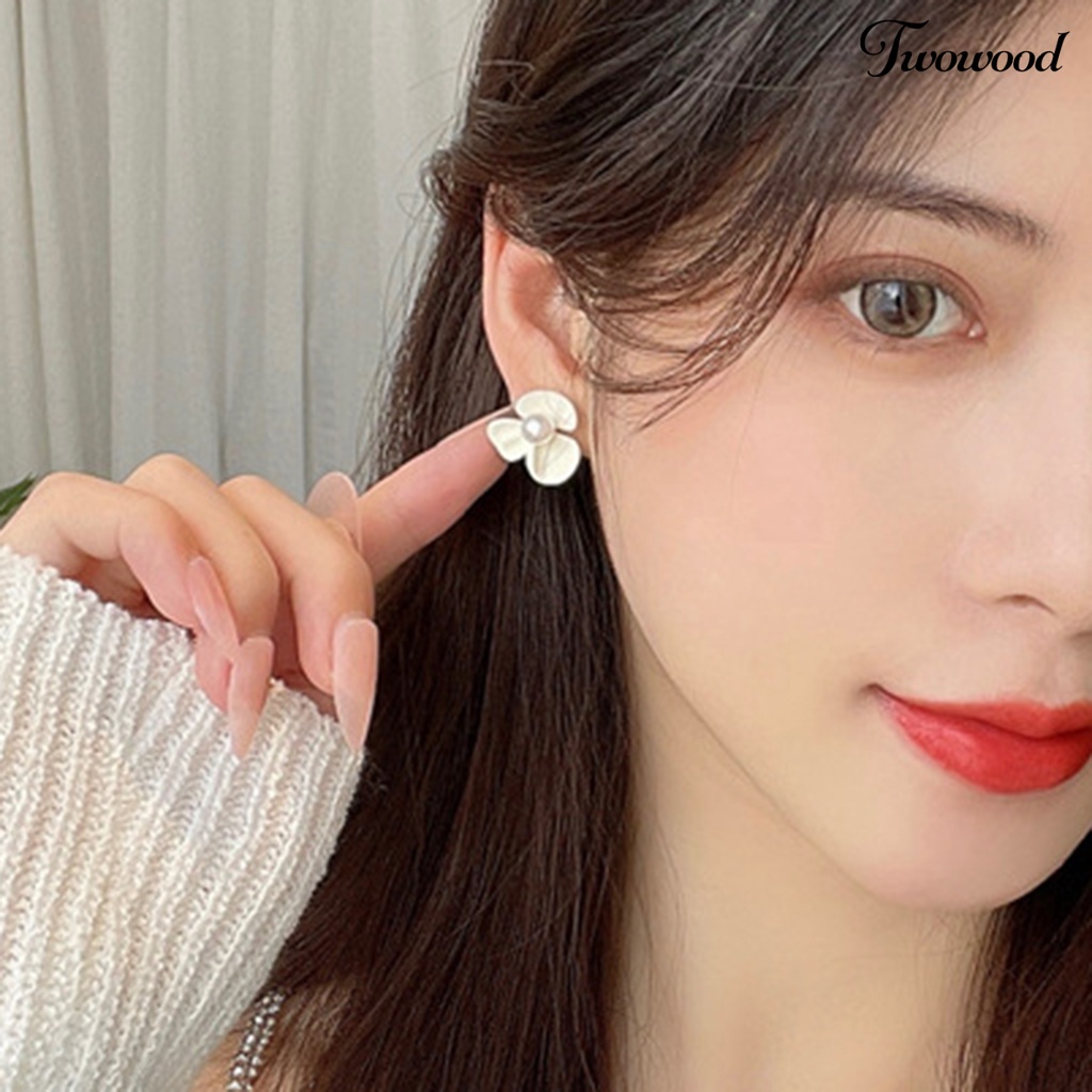 1 Pasang Anting Klip Telinga Model Simple