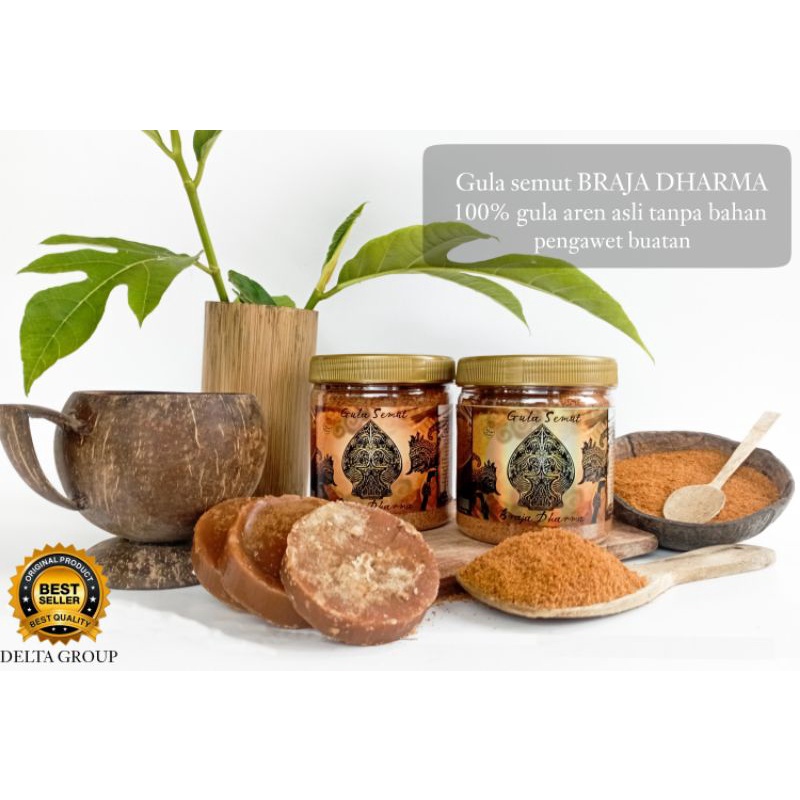 

Gula Semut Bradja Darma (Delta Sugar Palm Organik) 300 gr