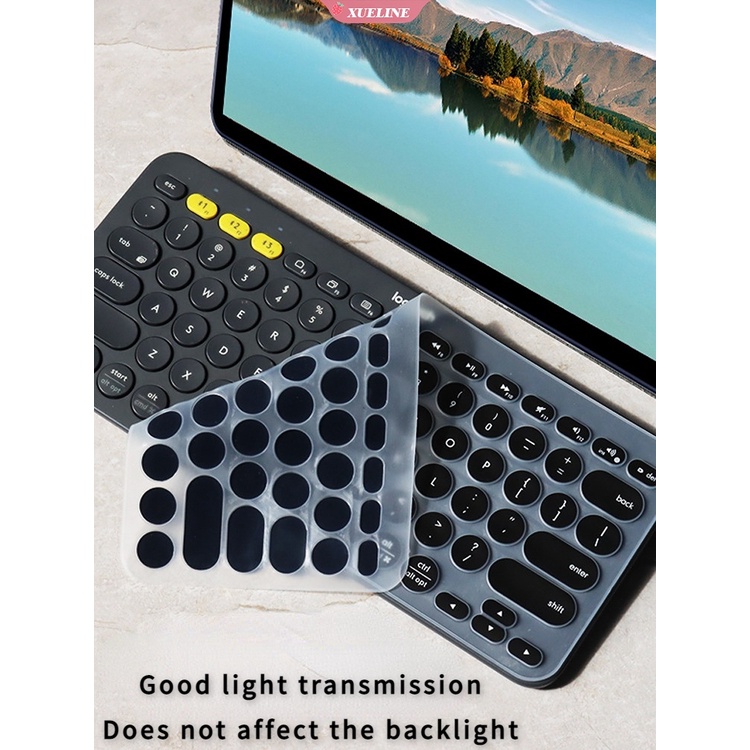 Logitech K380 / K480 skin Silikon Pelindung keyboard Anti Air Bisa Dicuci