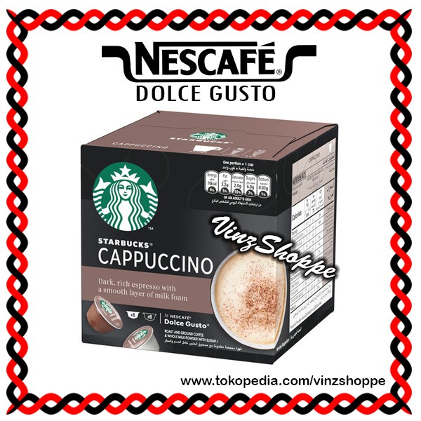 

KAPSUL NESCAFE DOLCE GUSTO STARBUCKS - CAPPUCCINO