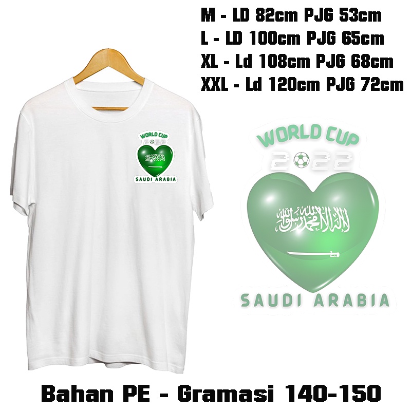 Baju Saudi Arabia Piala Dunia Unisex