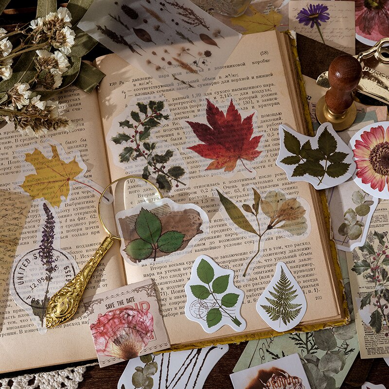 JRN016 – Decoration Sticker Paper Vintage Retro Dairy Journal Scrapbook Label