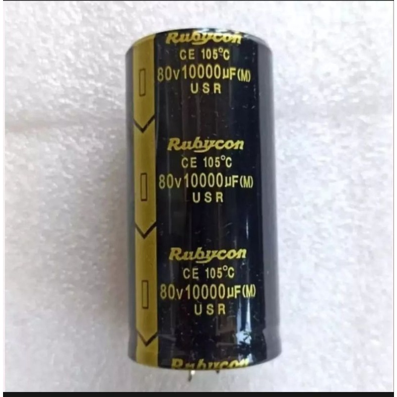 ELCO RUBYCON 10000UF 80V MURNI ISI FULL