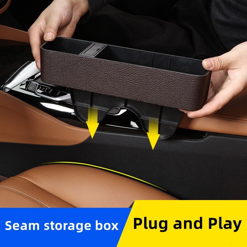 Kotak Penyimpanan Celah Jok Mobil Seat Storage Cup Holder Organizer