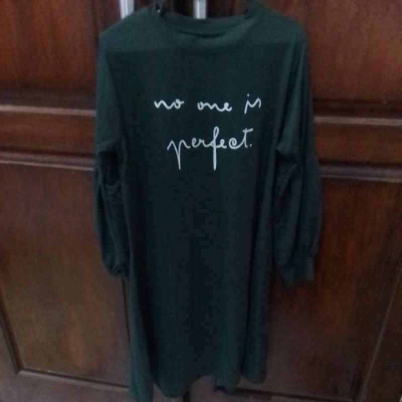 [ preloved ] tunik hijau botol
