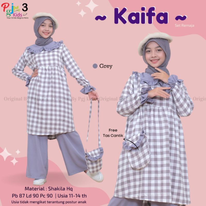 (NEW)SETELAN ANAK OOTD//KAIFA#1#2 BY PGJ KIDS