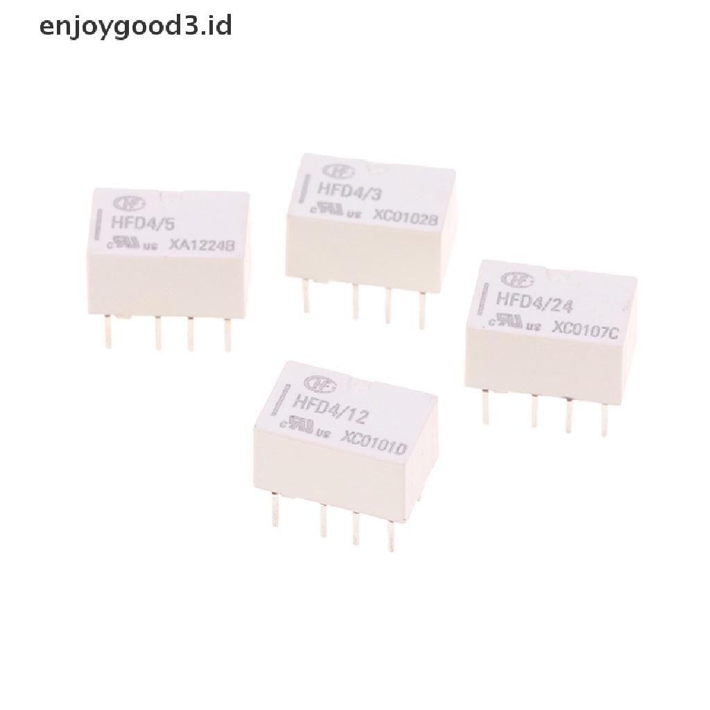 1 Pc Relay Sinyal Hfd4 / 3V 5V 12V 24V SR 2A 8 Pin