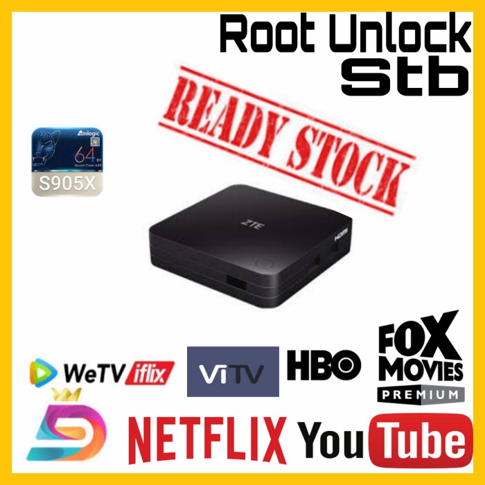 Produk Terbaru Root / Unlock Stb B860H V1 V2 V5 / Hg680P / Indibox (Bukan Barang)