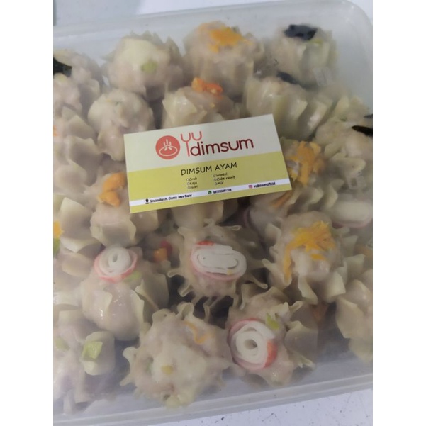 

Dimsum ayam frozen isi 48pcs lebih hemat