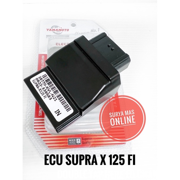 CDI Wccu ECU Supra X 125 injec Fi merk Yamamoto 38770-KVL-N21 Japan quality