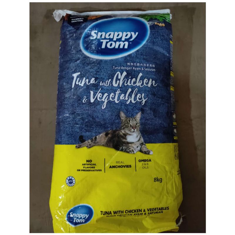 Snappy Tom Tuna With Chicken &amp; Vegetable 8kg