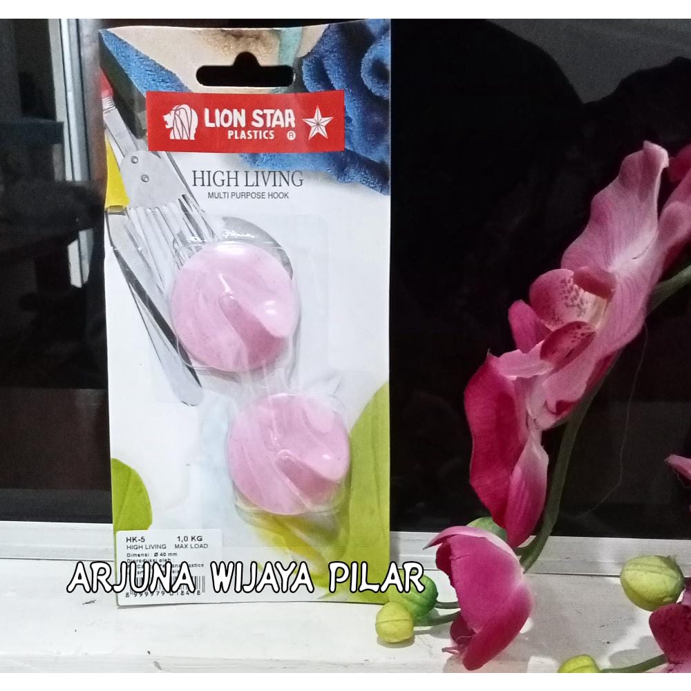 Hanger Hook HK-3 &amp; HK-5 Lion Star - Tempat Gantungan Handuk/Peralatan Dapur