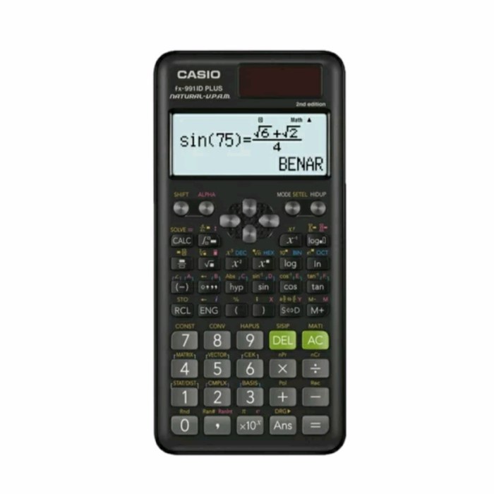 

Casio Fx991 Id Plus - Scientific Kalkulator Fx991Id Fx 991Id