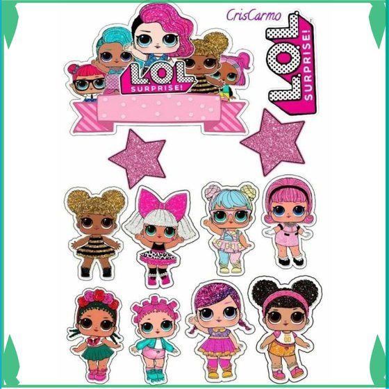 TOPER KUE TOPPER LOL / TOPPER KUE ULTAH MURAH FADHILSOUVENIR