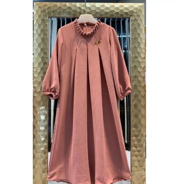gamis anak perempuan CRINKLE 2-13 tahun/gamis anak tanggung crinkle/midi dress anak perempuan terlar