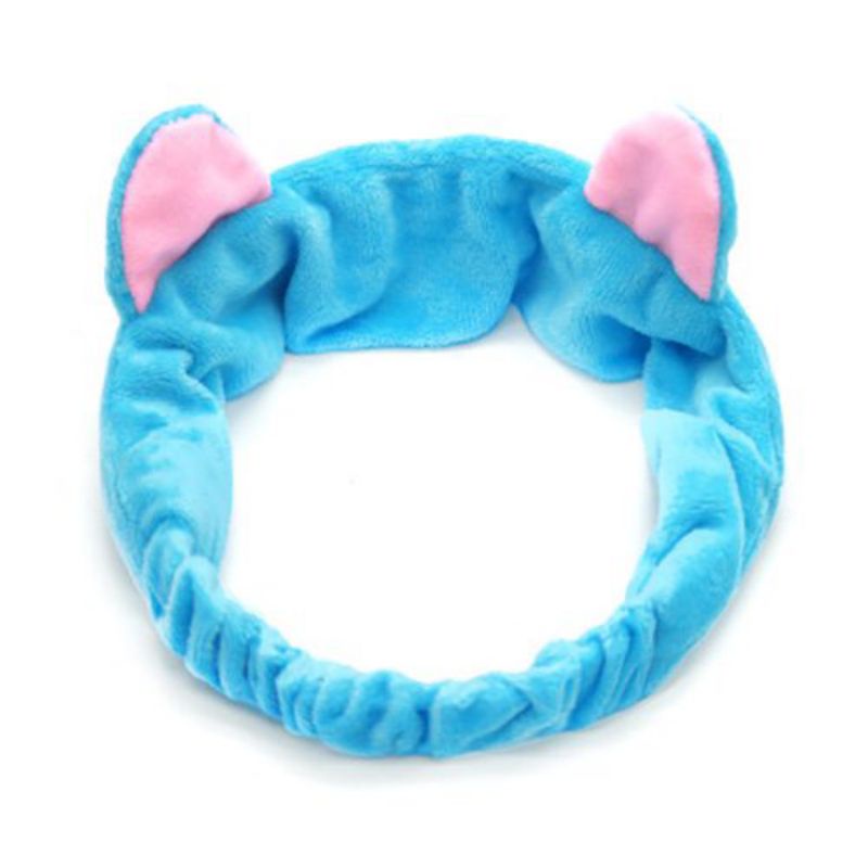 BANDANA BANDO KOREA IMPORT HEADBAND MOTIF KUPING KUCING