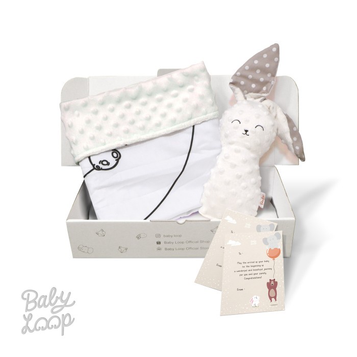 

(COD) Special Newborn Gift Space Monochrome - Hampers Kado Bayi - Baby Loop