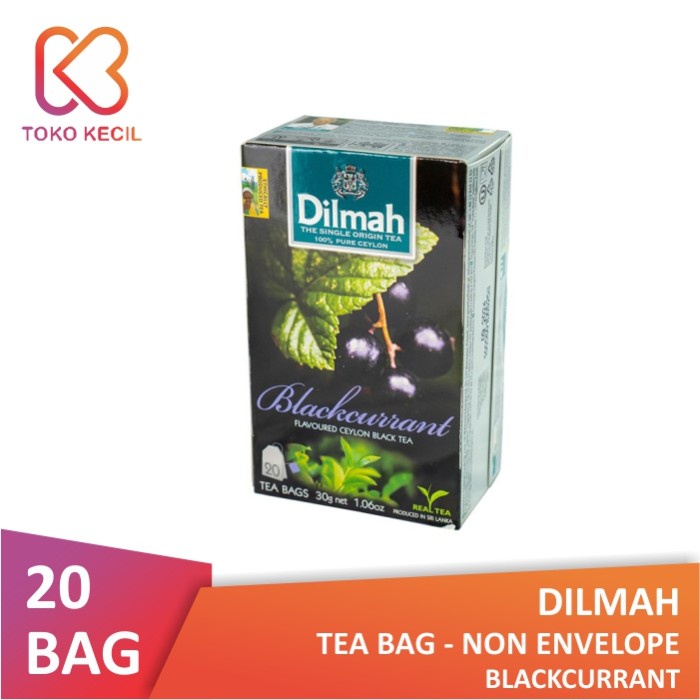 

TERLARIS Dilmah Tea Bag Non Envelope Blackcurrant (Isi 20 Pcs) /TEH DIET/TEH PELANGSING/TEH